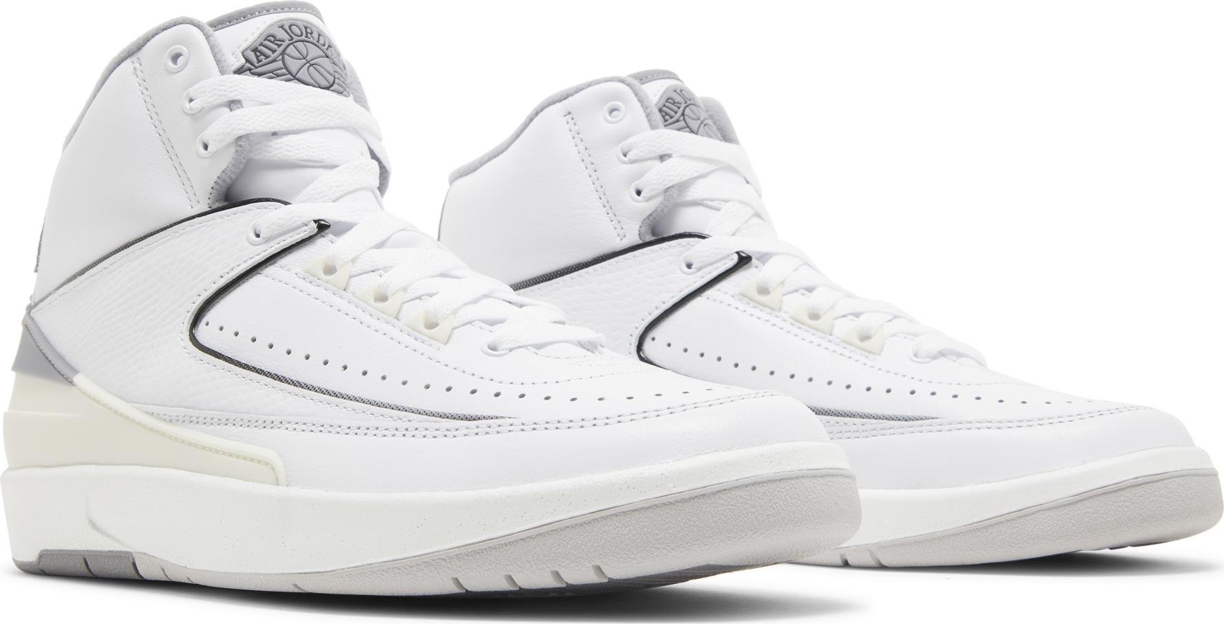 [DQ8562-100] Grade School Air Jordan RETRO 2 'CEMENT GREY (GS)'