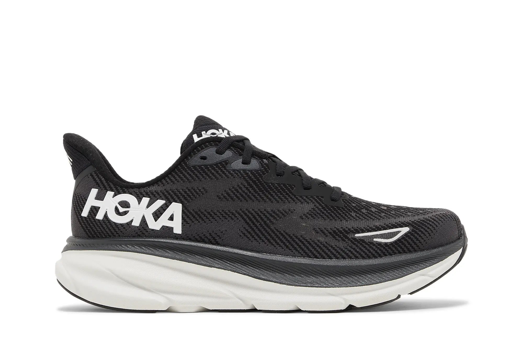 [1127895-BWHT] MENS HOKA CLIFTON 9