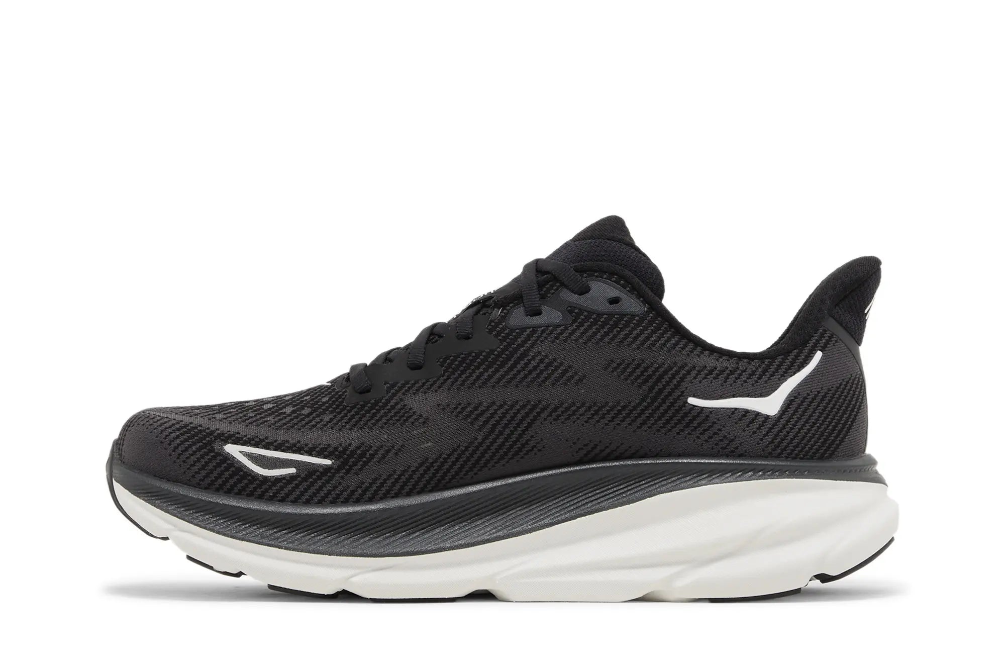[1127895-BWHT] MENS HOKA CLIFTON 9