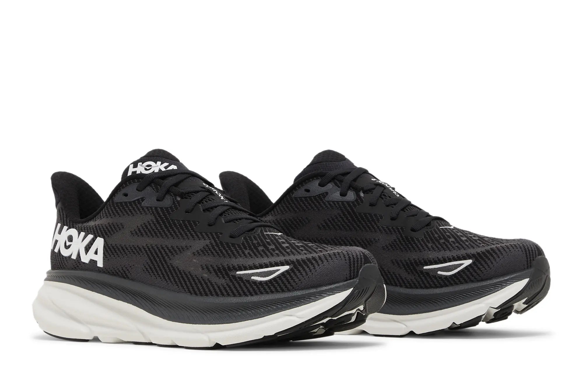 [1127895-BWHT] MENS HOKA CLIFTON 9