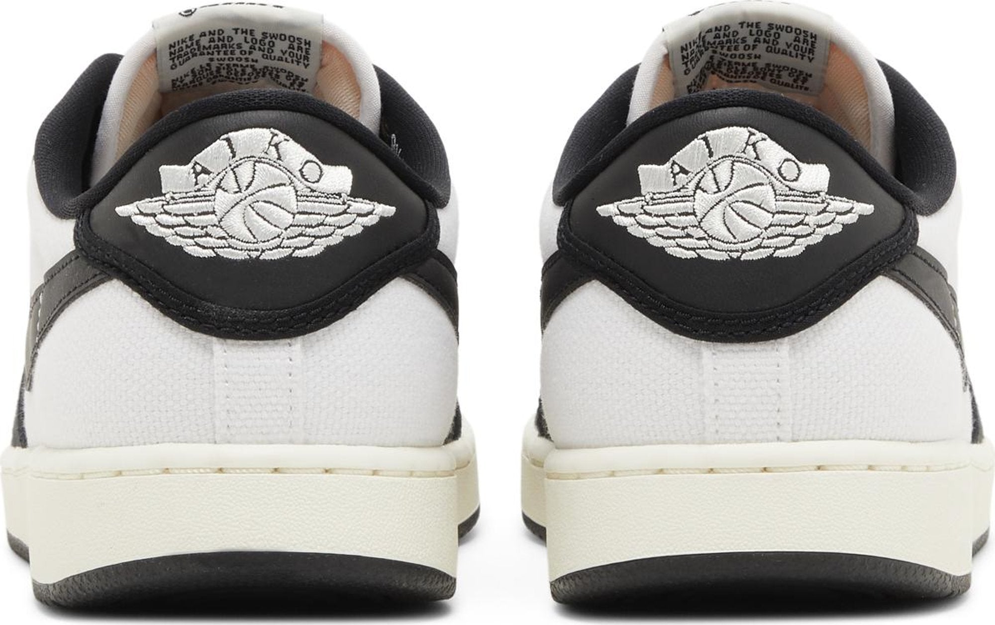 [DX4981-100] Mens Air Jordan RETRO 1 AJKO LOW 'BLACK WHITE'