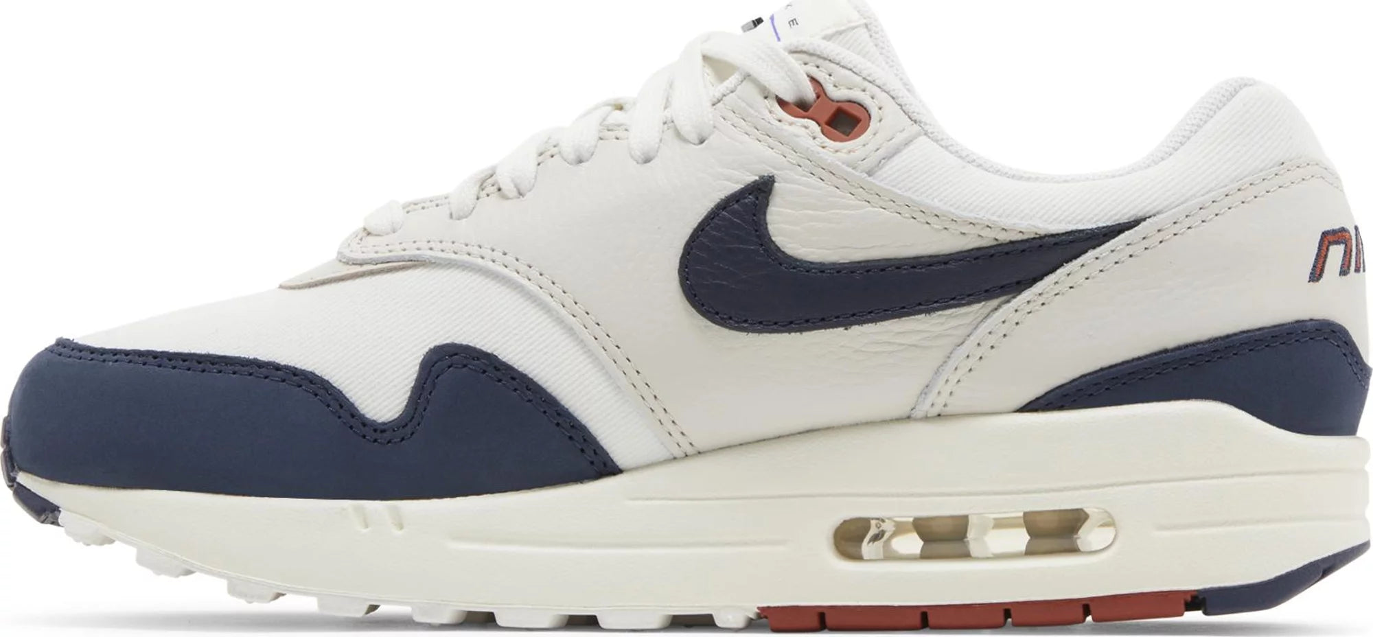 [FD2370-110] Mens Nike AIR MAX 1 'OBSIDIAN RUGGED ORANGE WMNS '