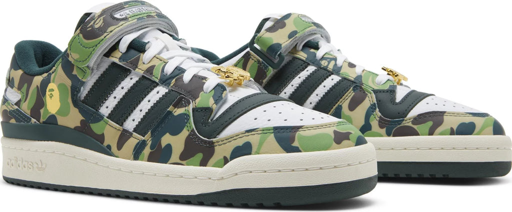 [ID4771] Mens Adidas Forum 84 Low 'Bape 30th Anniversary Green Camo'