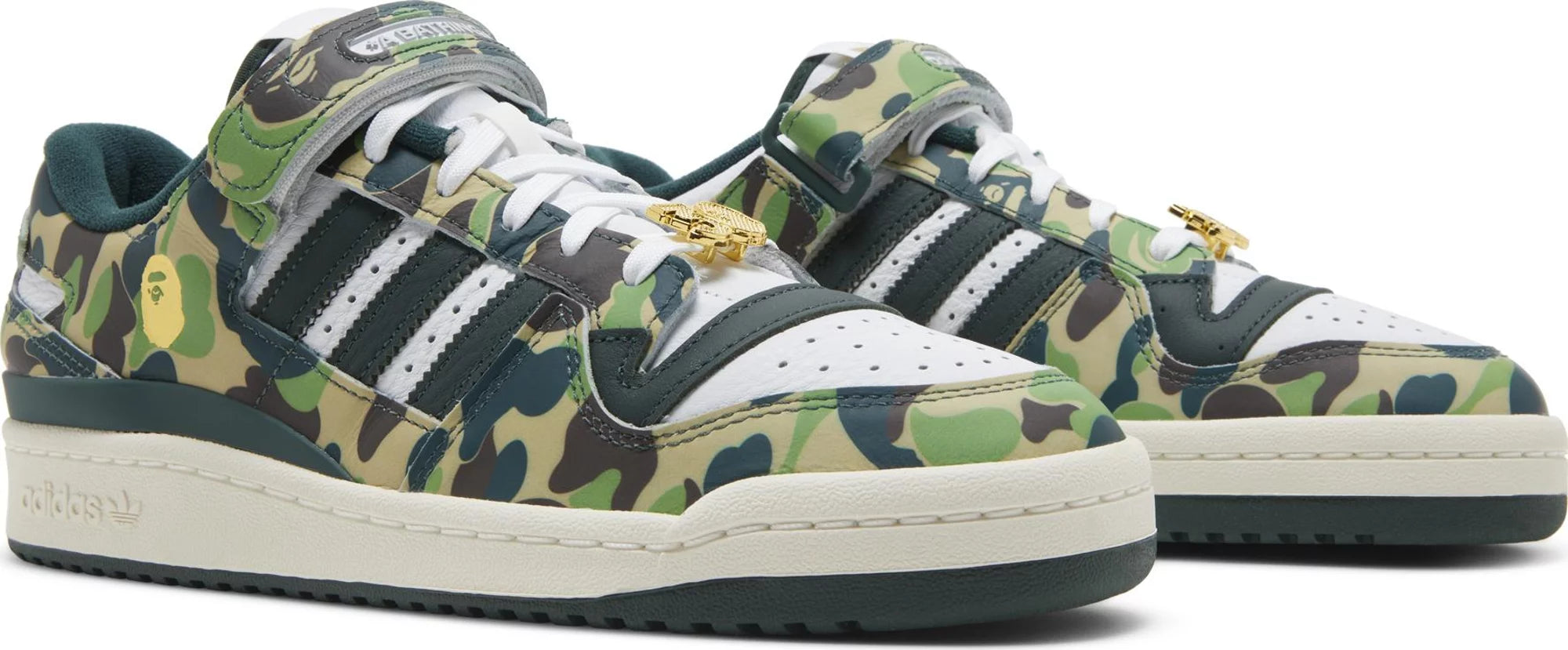 [ID4771] Mens Adidas Forum 84 Low 'Bape 30th Anniversary Green Camo'