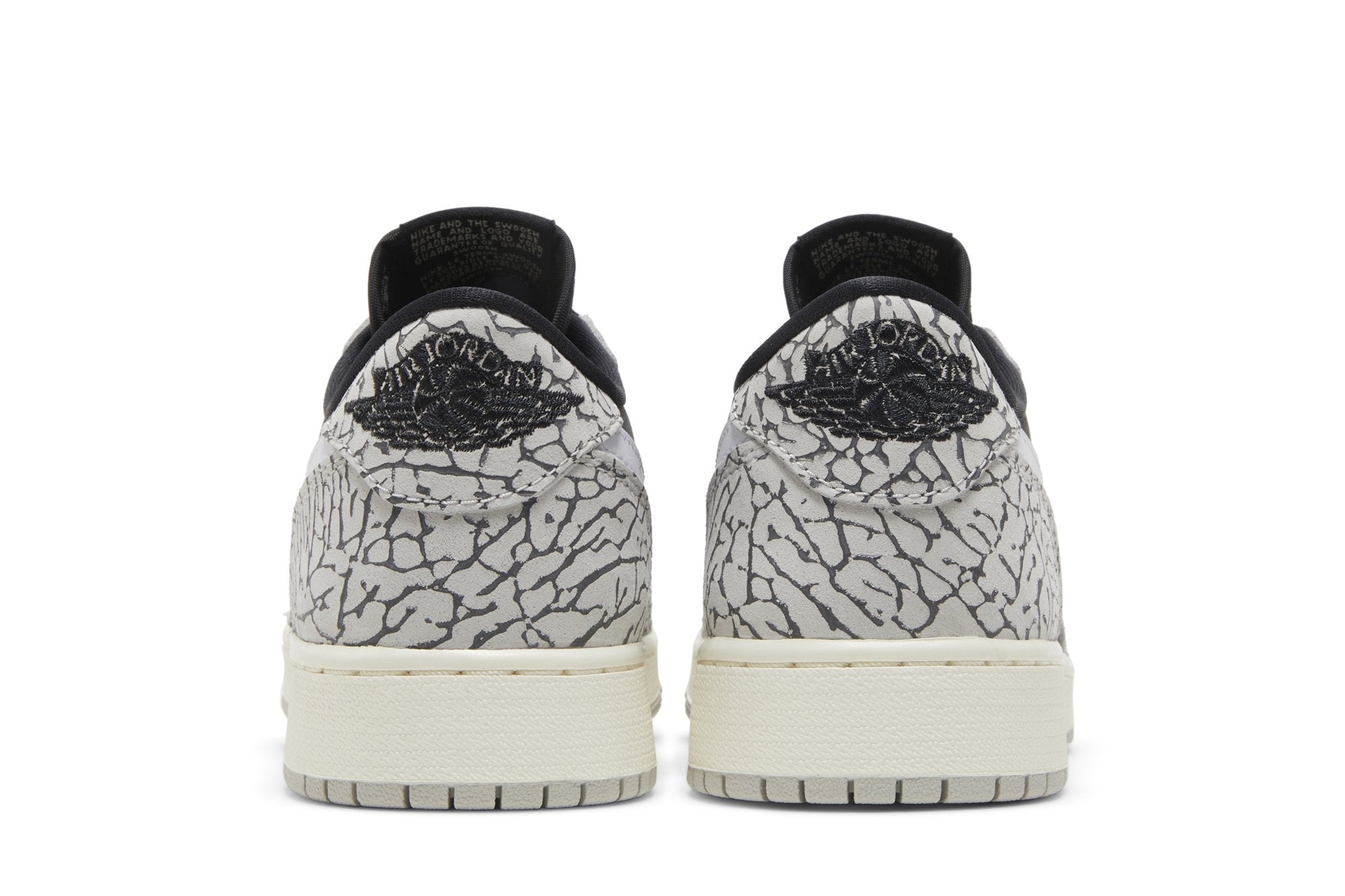 [CZ0858-001] Grade School Air Jordan RETRO 1 LOW OG 'BLACK CEMENT (GS)'