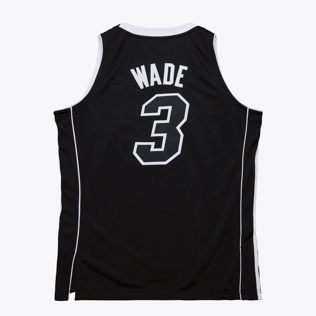 Mens Mitchell & Ness NBA DARK ALTERNATE JERSEY HEAT 2011 DWYANE WADE