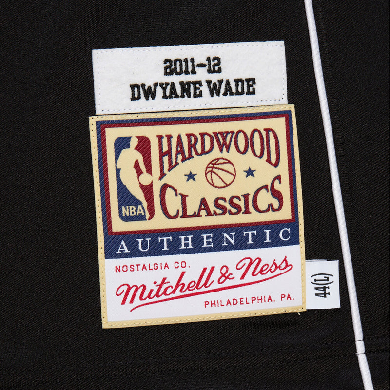 Mens Mitchell & Ness NBA DARK ALTERNATE JERSEY HEAT 2011 DWYANE WADE