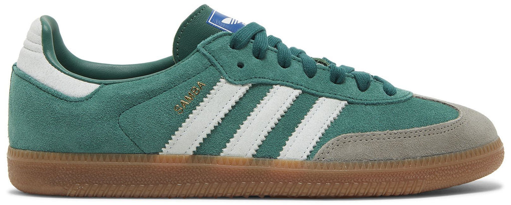 [ID2054] MENS ADIDAS SAMBA OG' COLLEGIATE GREEN GUM GREY TOE'
