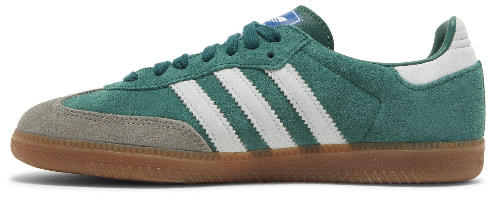 [ID2054] MENS ADIDAS SAMBA OG' COLLEGIATE GREEN GUM GREY TOE'