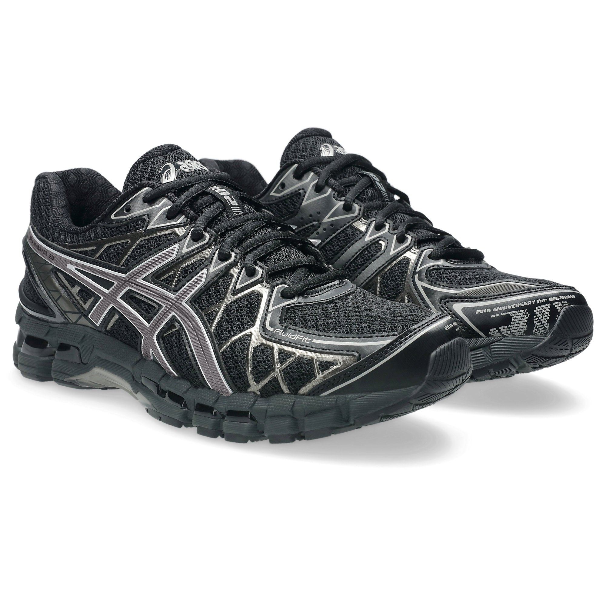 [1203A388-003] MENS ASICS GEL-KAYANO 20 'BLACK CLAY GREY'