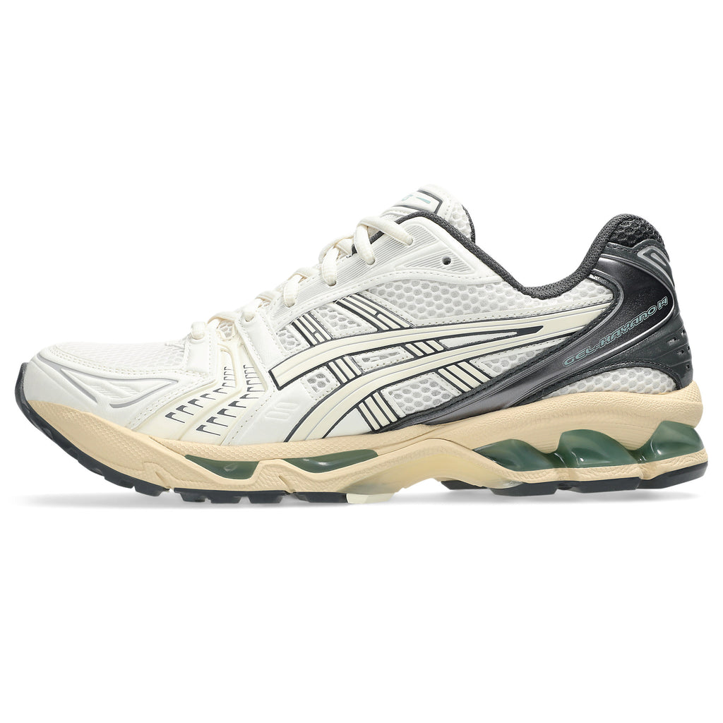 [1203A537-113] MENS ASICS GEL-KAYANO 14 'CREAM OBSIDIAN GREY'