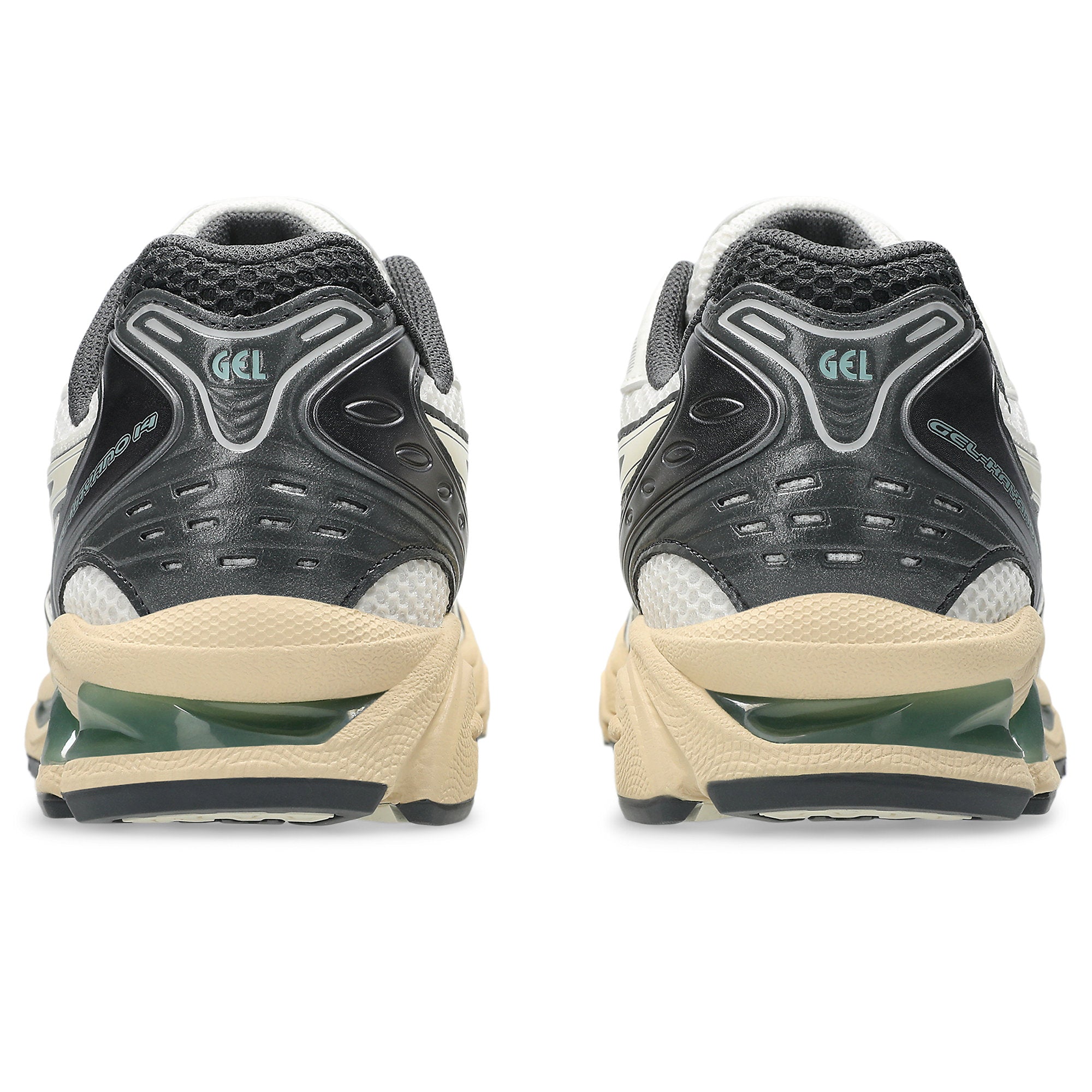 [1203A537-113] MENS ASICS GEL-KAYANO 14 'CREAM OBSIDIAN GREY'