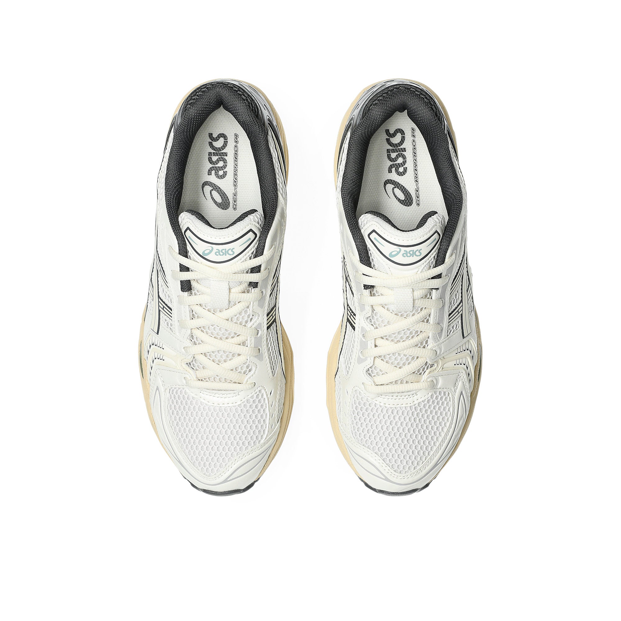 [1203A537-113] MENS ASICS GEL-KAYANO 14 'CREAM OBSIDIAN GREY'