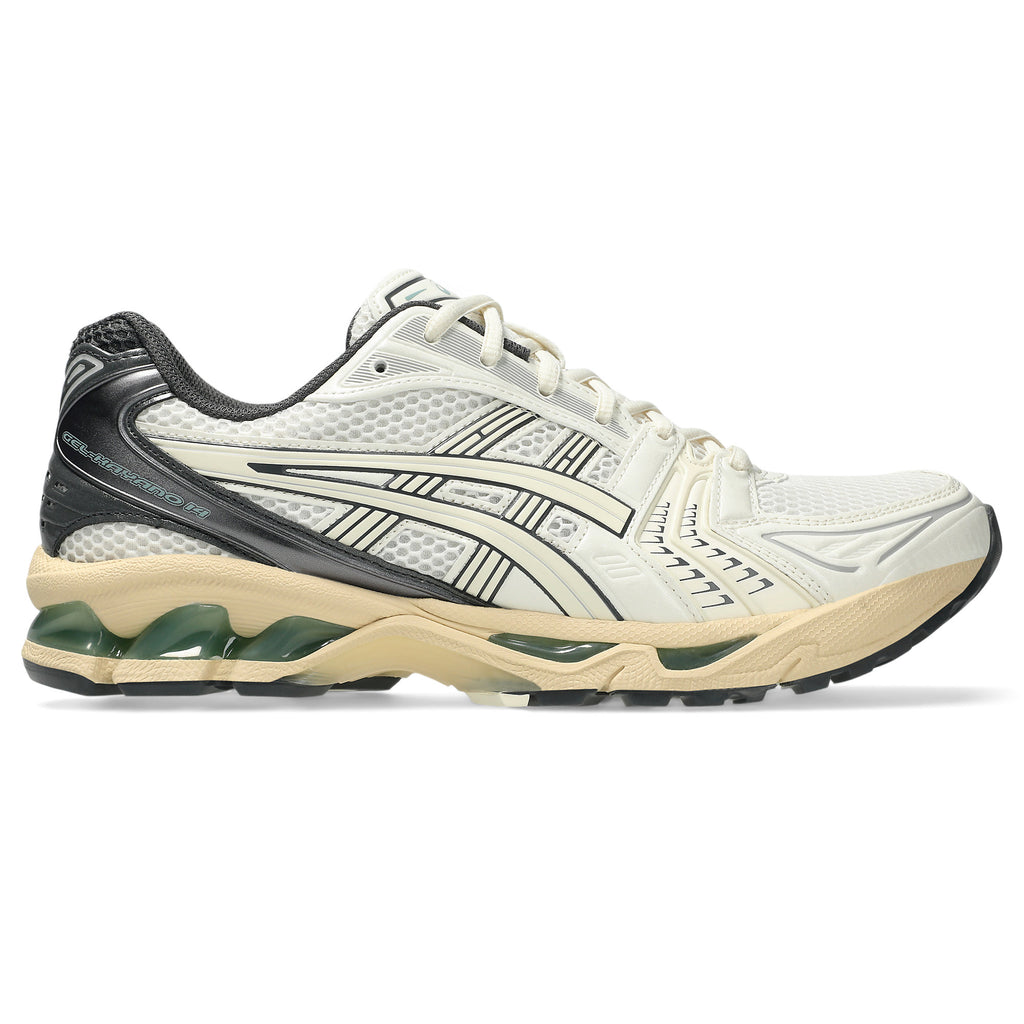 [1203A537-113] MENS ASICS GEL-KAYANO 14 'CREAM OBSIDIAN GREY'