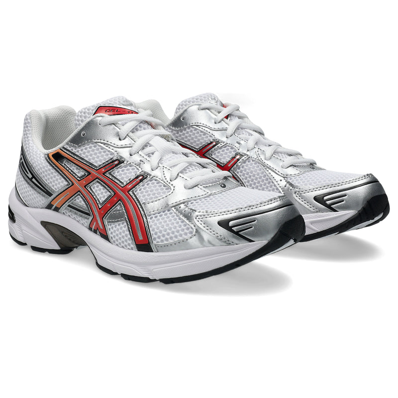 [1203A609-111] MENS ASICS GEL-1130 'WHITE RED SNAPPER'