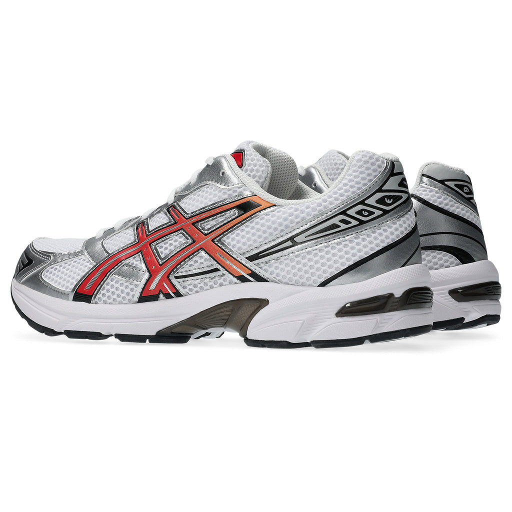 [1203A609-111] MENS ASICS GEL-1130 'WHITE RED SNAPPER'