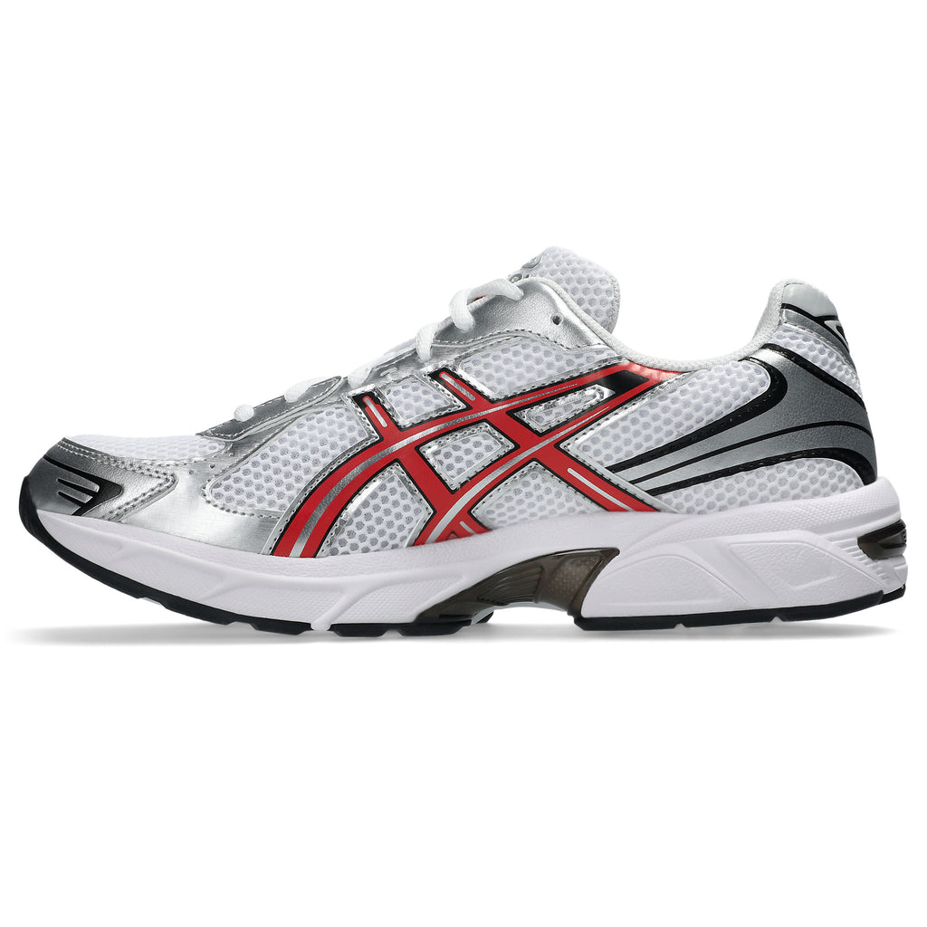 [1203A609-111] MENS ASICS GEL-1130 'WHITE RED SNAPPER'