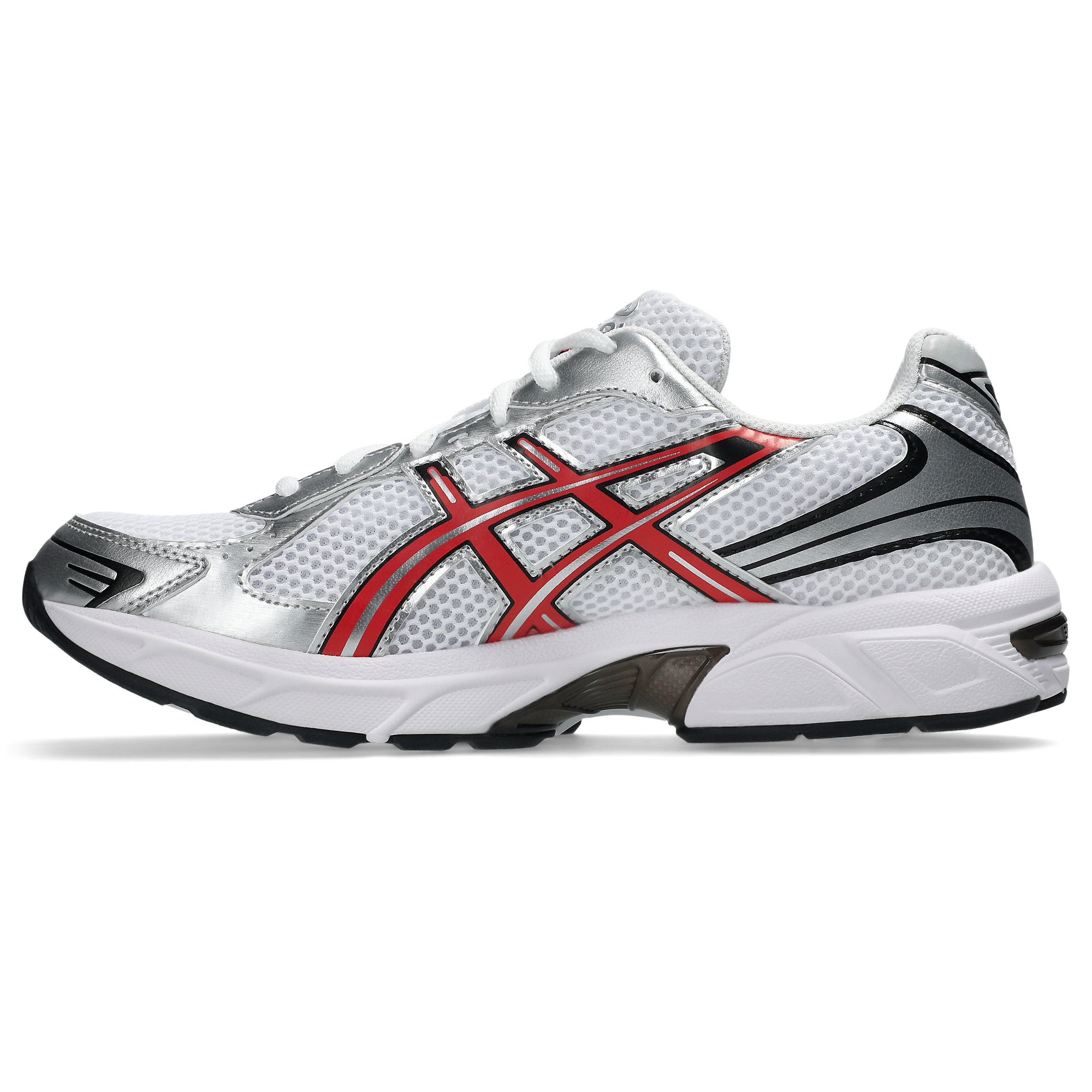 [1203A609-111] MENS ASICS GEL-1130 'WHITE RED SNAPPER'