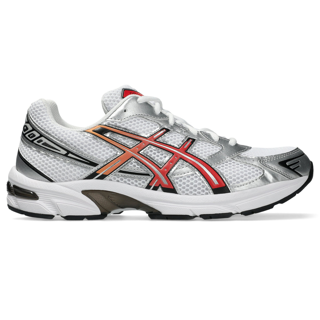 [1203A609-111] MENS ASICS GEL-1130 'WHITE RED SNAPPER'