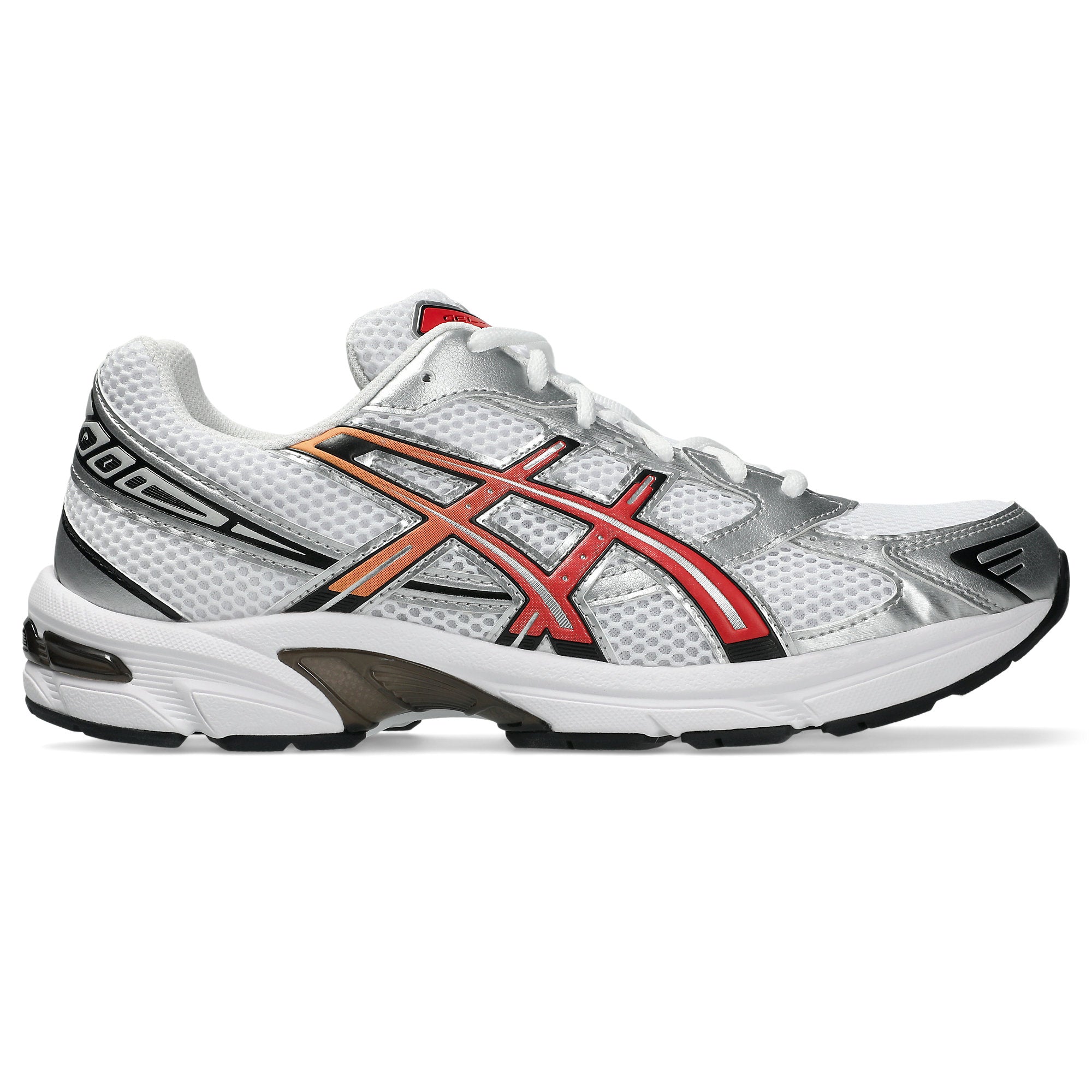 [1203A609-111] MENS ASICS GEL-1130 'WHITE RED SNAPPER'