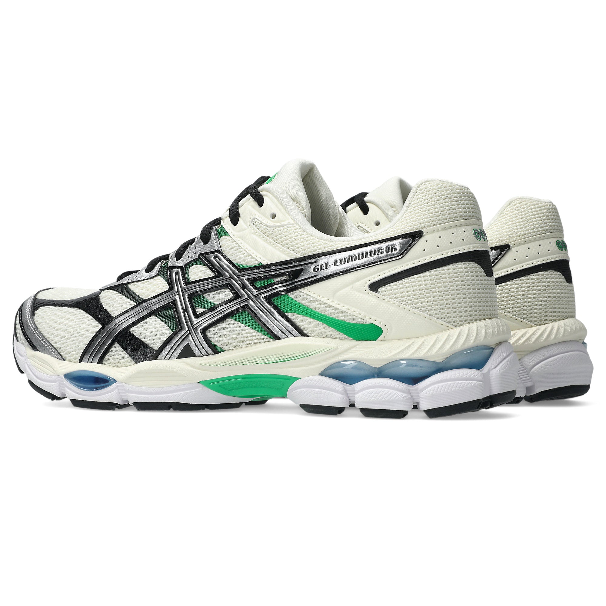 [1203A888-750] MENS ASICS GEL-CUMULUS 16 'IVORY PURE SILVER GREEN'