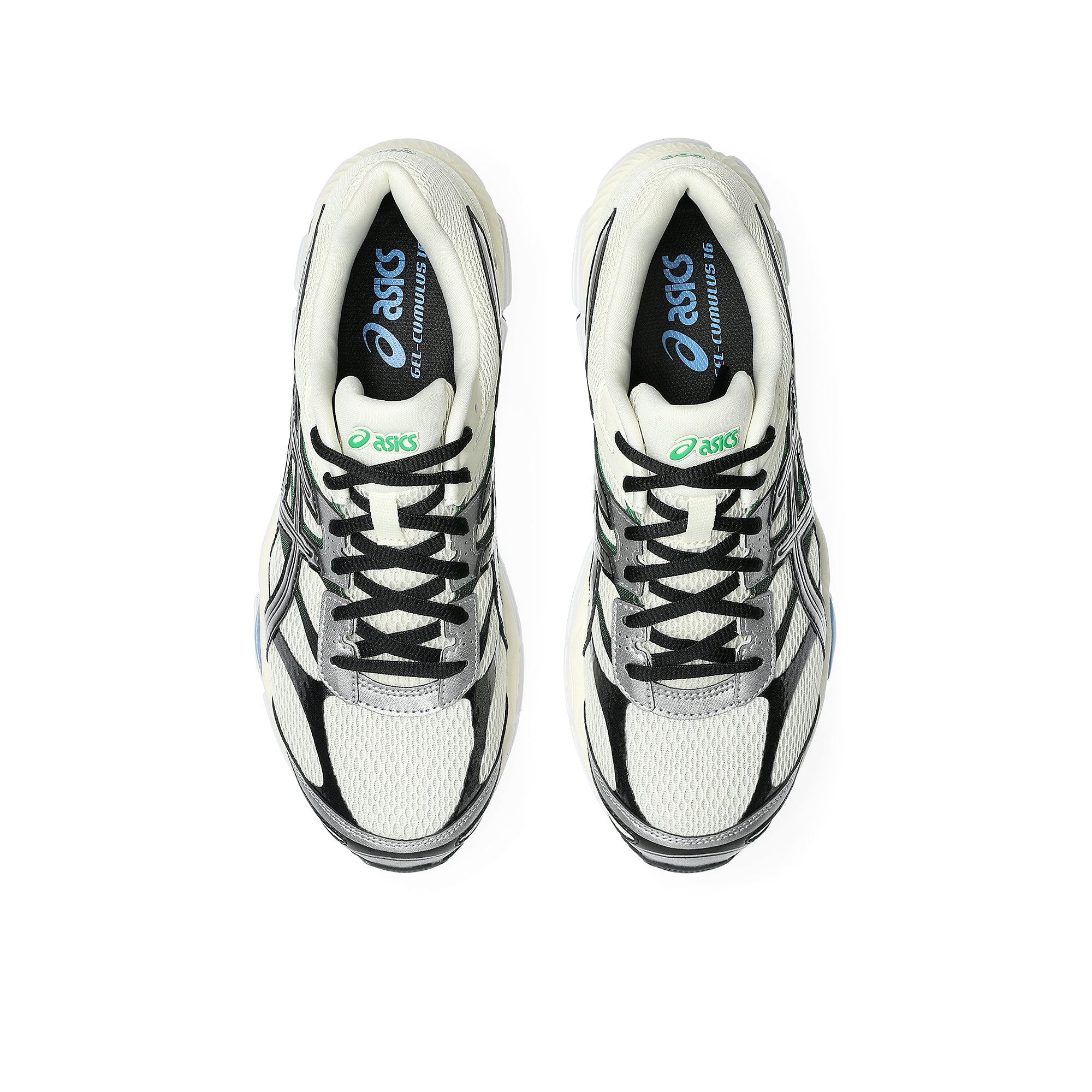 [1203A888-750] MENS ASICS GEL-CUMULUS 16 'IVORY PURE SILVER GREEN'