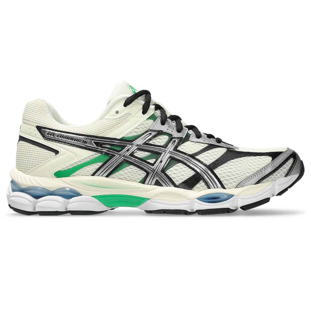 [1203A888-750] MENS ASICS GEL-CUMULUS 16 'IVORY PURE SILVER GREEN'