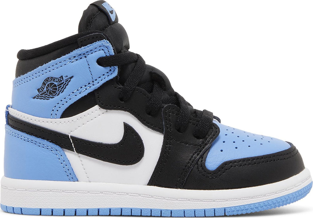 [FD1413-400] Toddlers Air Jordan RETRO 1 HIGH OG 'UNC TOE (TD)'
