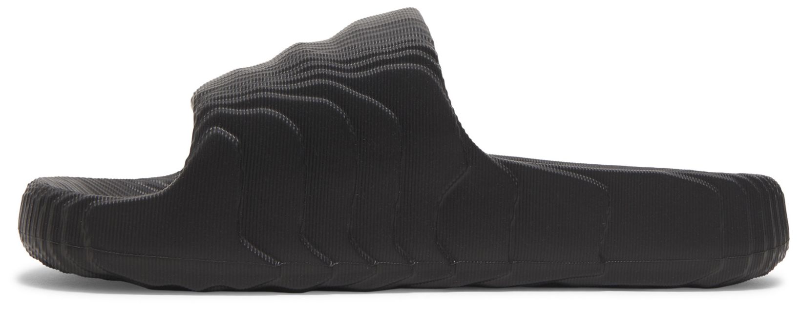 [ID4925] MENS ADIDAS ADILETTE 22 'BLACK SCARLET'