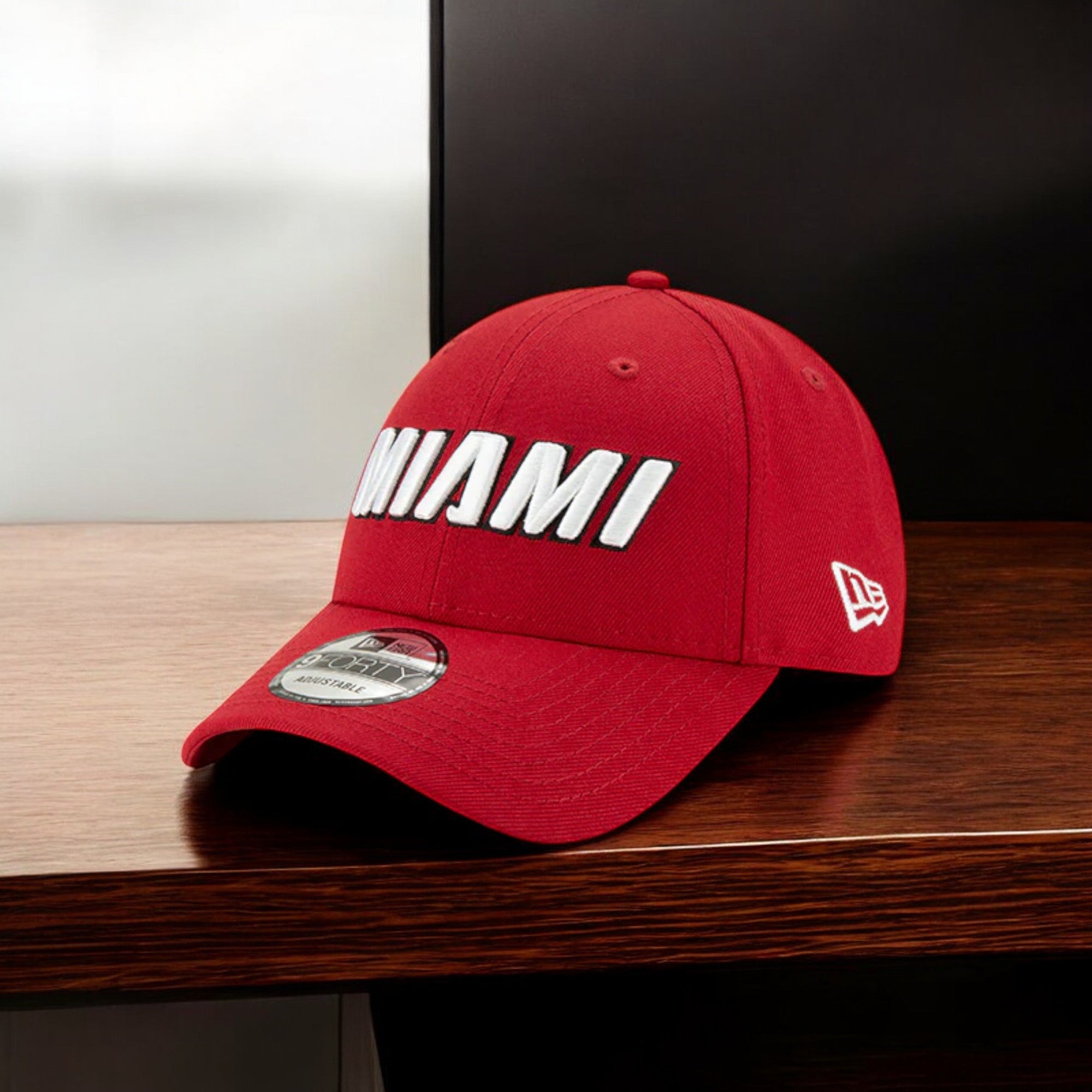 [12154493] Mens New Era NBA 9Forty Adjustable - Miami Heat