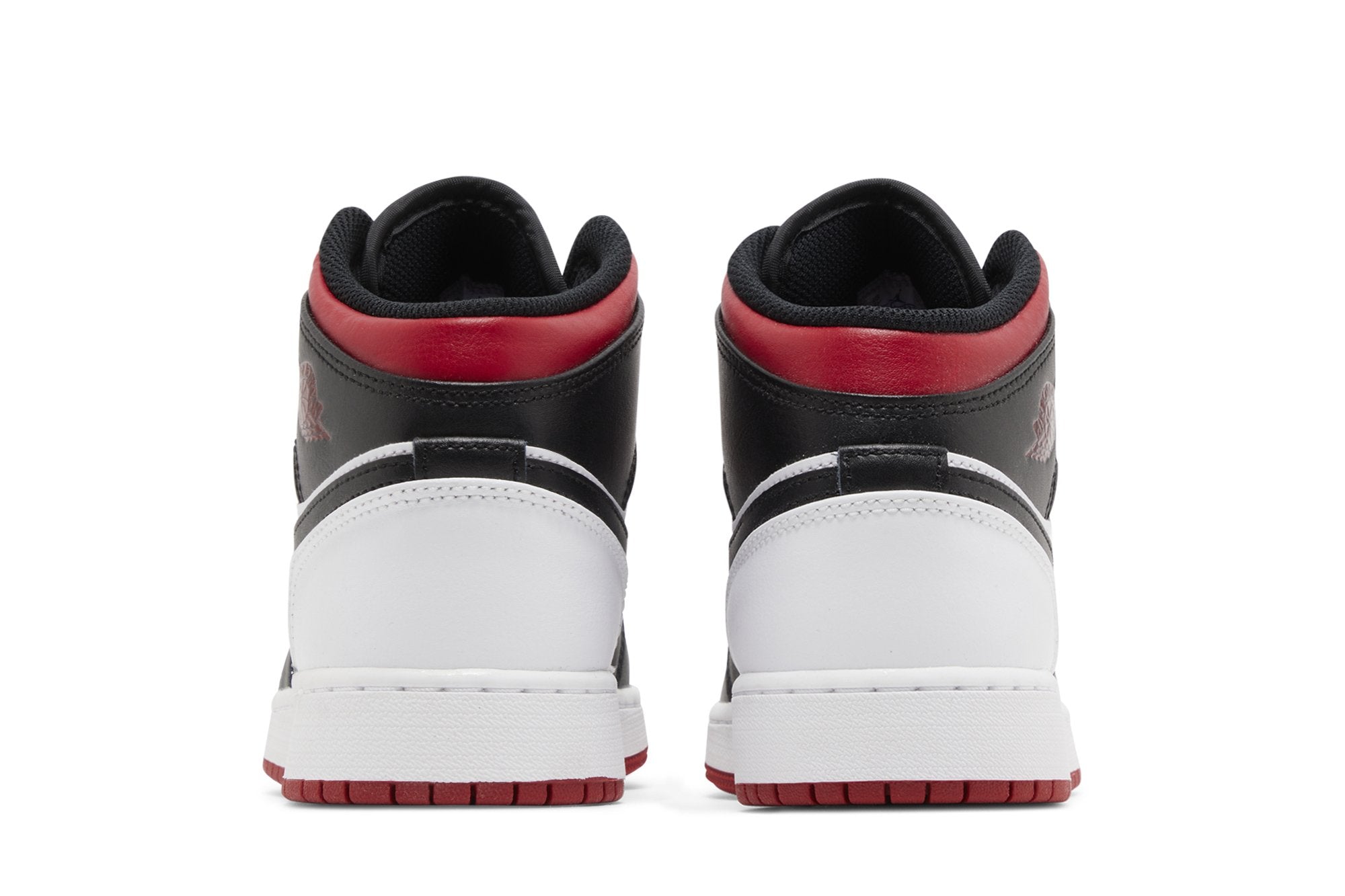 [DQ8423-106] Grade School Air Jordan RETRO 1 MID 'GYM RED BLACK TOE (GS)'