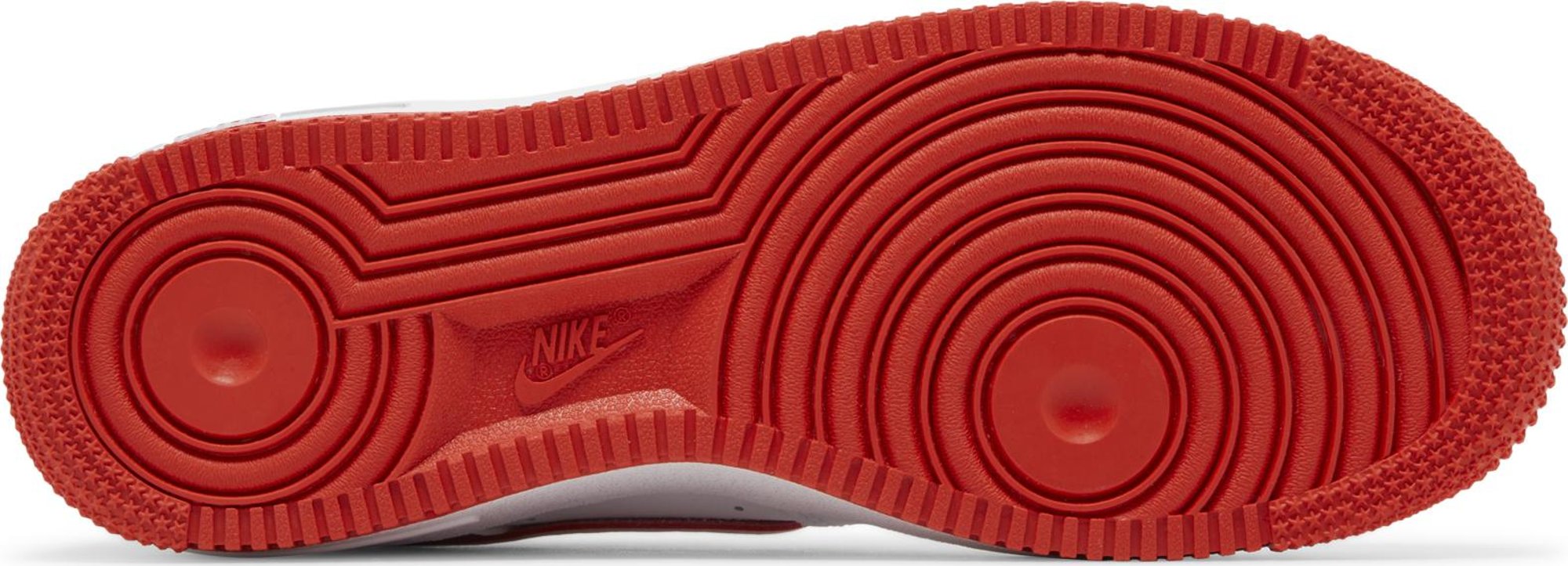 [DV7762-101] Grade School Nike AIR FORCE 1 LOW 'WHITE PICANTE RED (GS)'