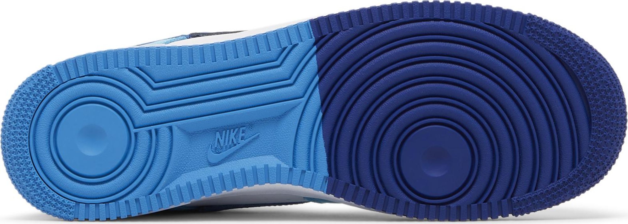 [DZ2522-100] Mens Nike AIR FORCE 1 LOW '07 LV8 'SPLIT LIGHT PHOTO BLUE DEEP ROYAL'