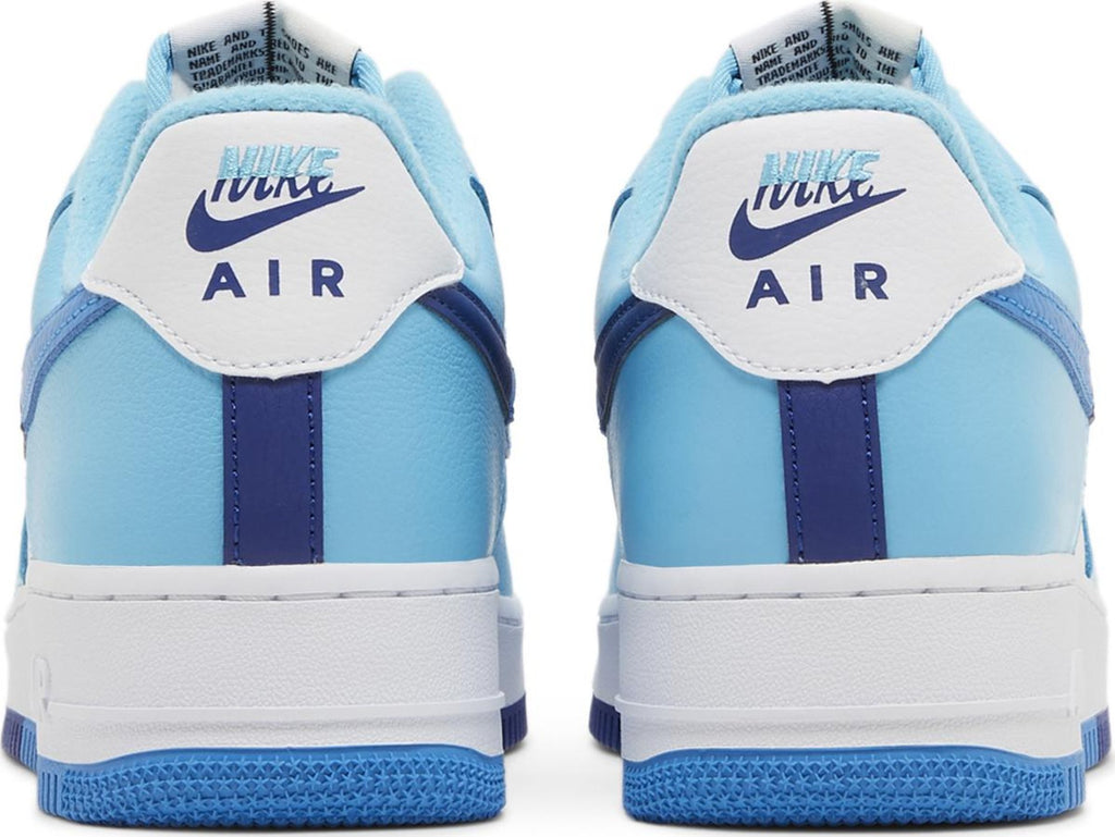 [DZ2522-100] Mens Nike AIR FORCE 1 LOW '07 LV8 'SPLIT LIGHT PHOTO BLUE DEEP ROYAL'