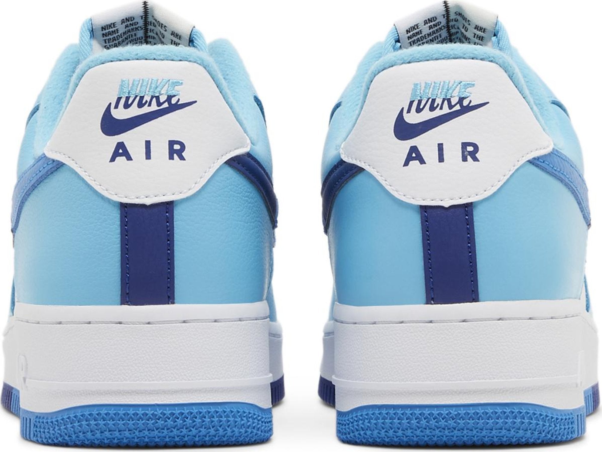 [DZ2522-100] Mens Nike AIR FORCE 1 LOW '07 LV8 'SPLIT LIGHT PHOTO BLUE DEEP ROYAL'