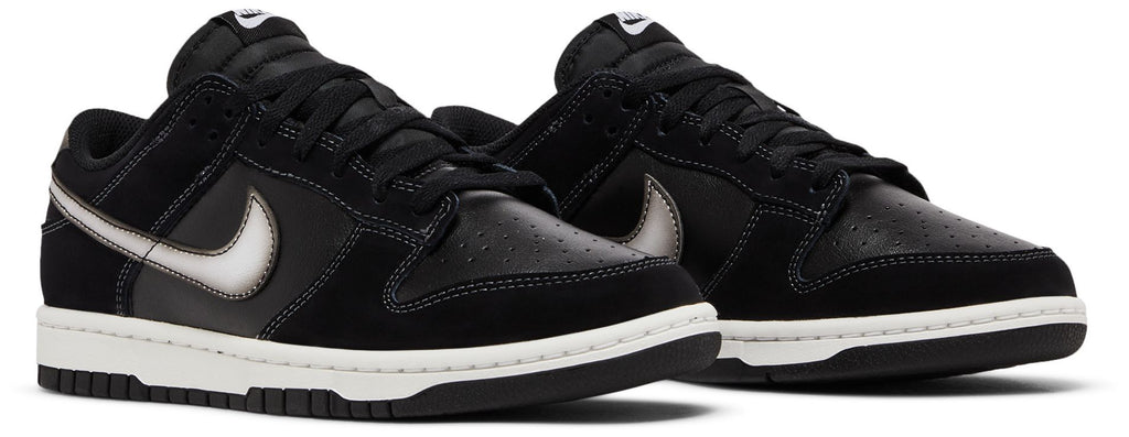 [FD6923-001] MENS NIKE DUNK LOW RETRO 'AIRBRUSH SWOOSH BLACK'