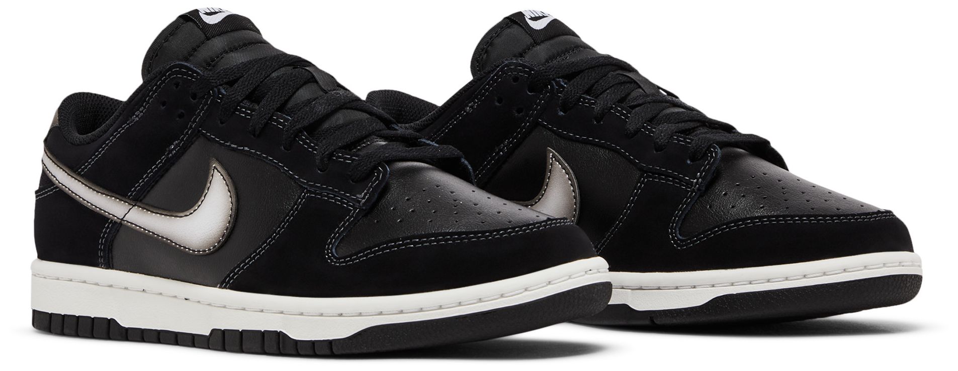 [FD6923-001] MENS NIKE DUNK LOW RETRO 'AIRBRUSH SWOOSH BLACK'