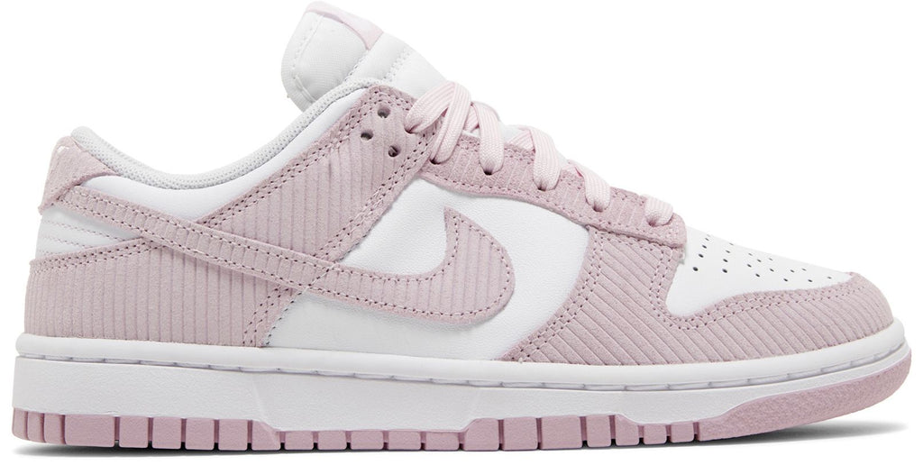[FN7167-100] WOMENS NIKE DUNK LOW 'PINK CORDUROY'