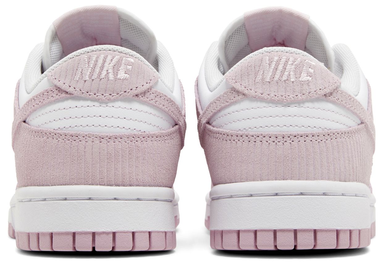 [FN7167-100] WOMENS NIKE DUNK LOW 'PINK CORDUROY'