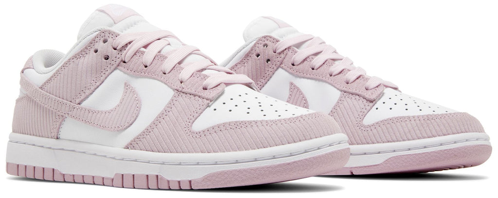 [FN7167-100] WOMENS NIKE DUNK LOW 'PINK CORDUROY'