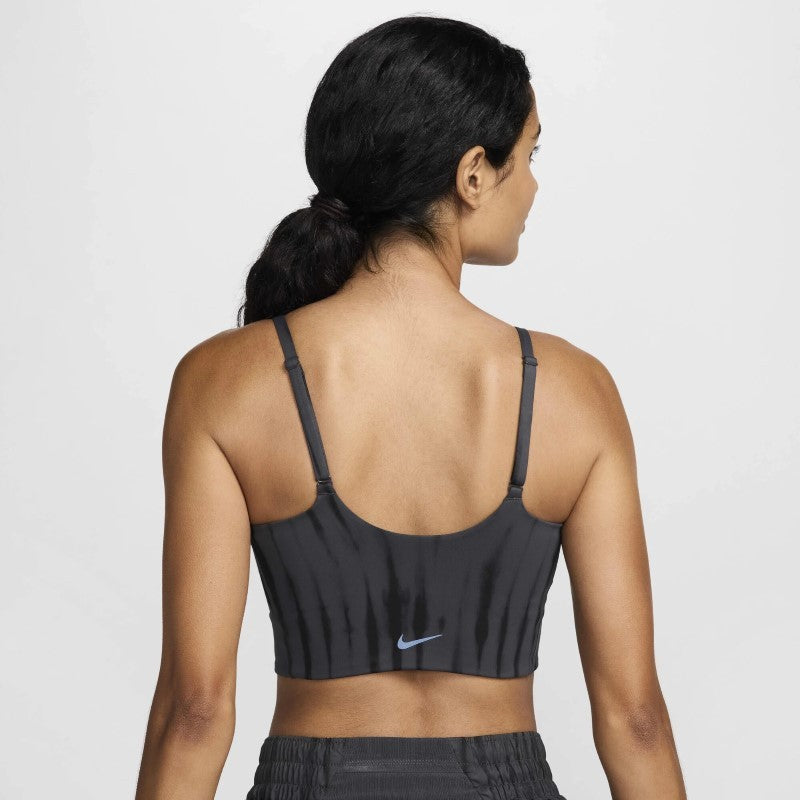 [FZ6749-068] WOMENS NIKE ONE LIGHT-SUPPORT LONGLINE PRINTED SPORTS BRA