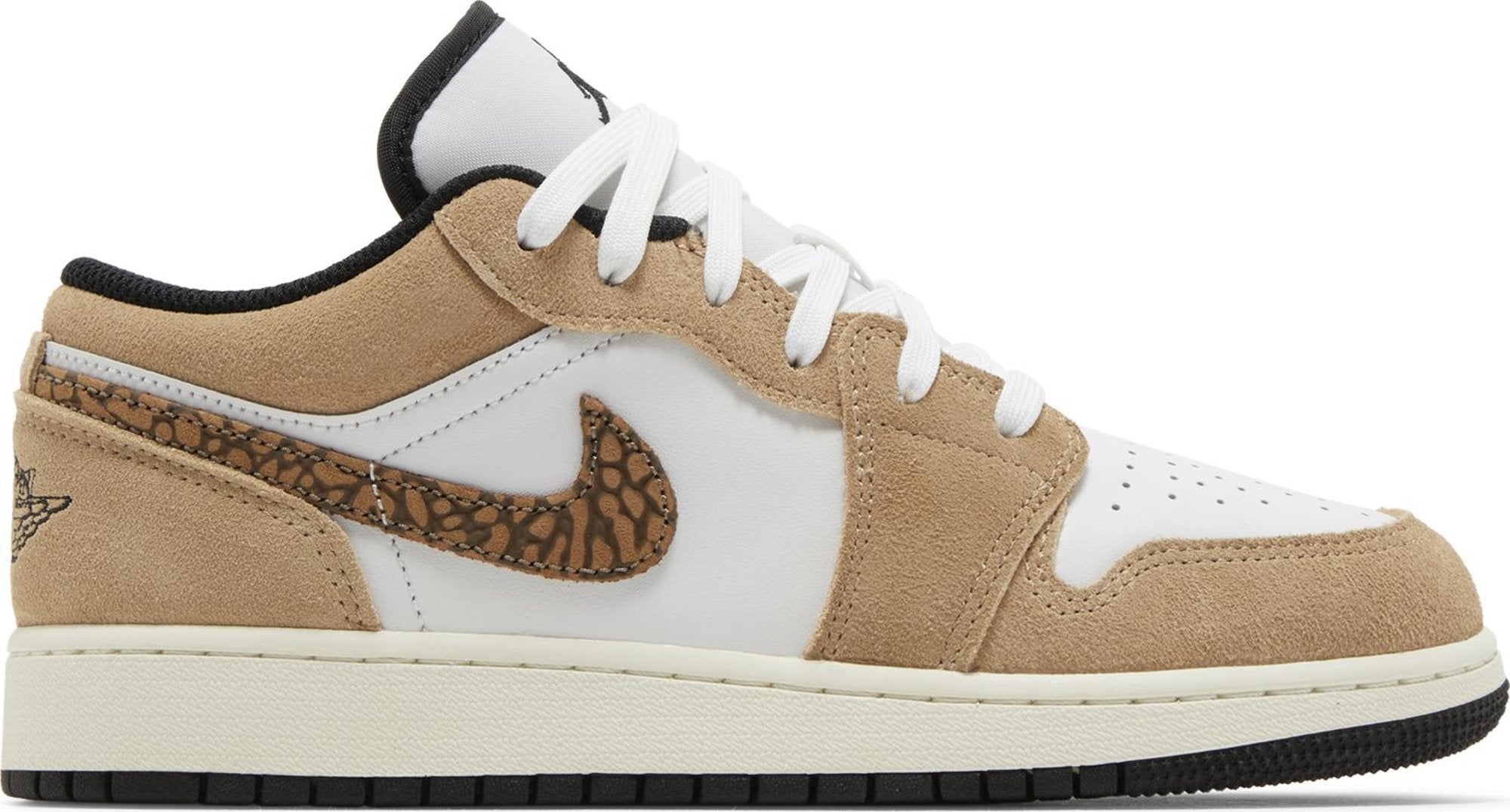 [DZ5368-201] Grade School Air Jordan RETRO1 LOW SE 'BROWN ELEPHANT (GS)'