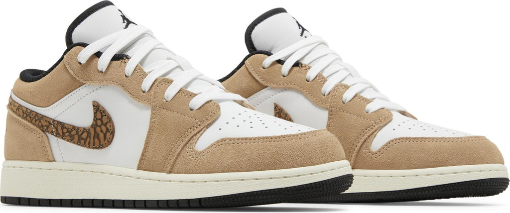 [DZ5368-201] Grade School Air Jordan RETRO1 LOW SE 'BROWN ELEPHANT (GS)'