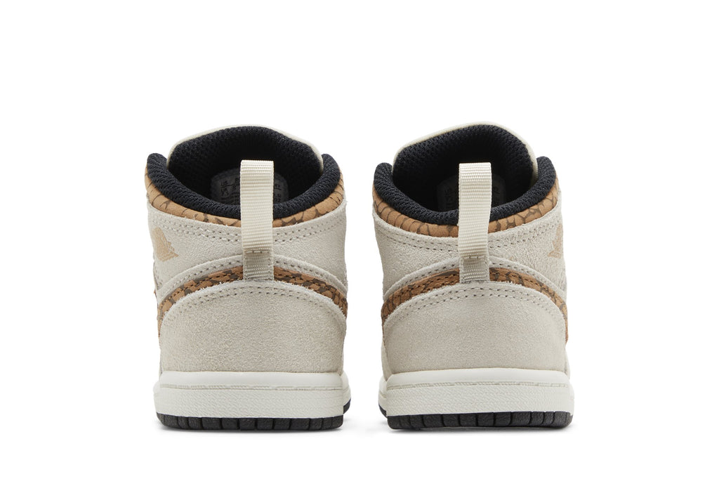 [DZ5371-102] Toddlers Air Jordan RETRO 1 MID SE 'BROWN ELEPHANT (TD)'