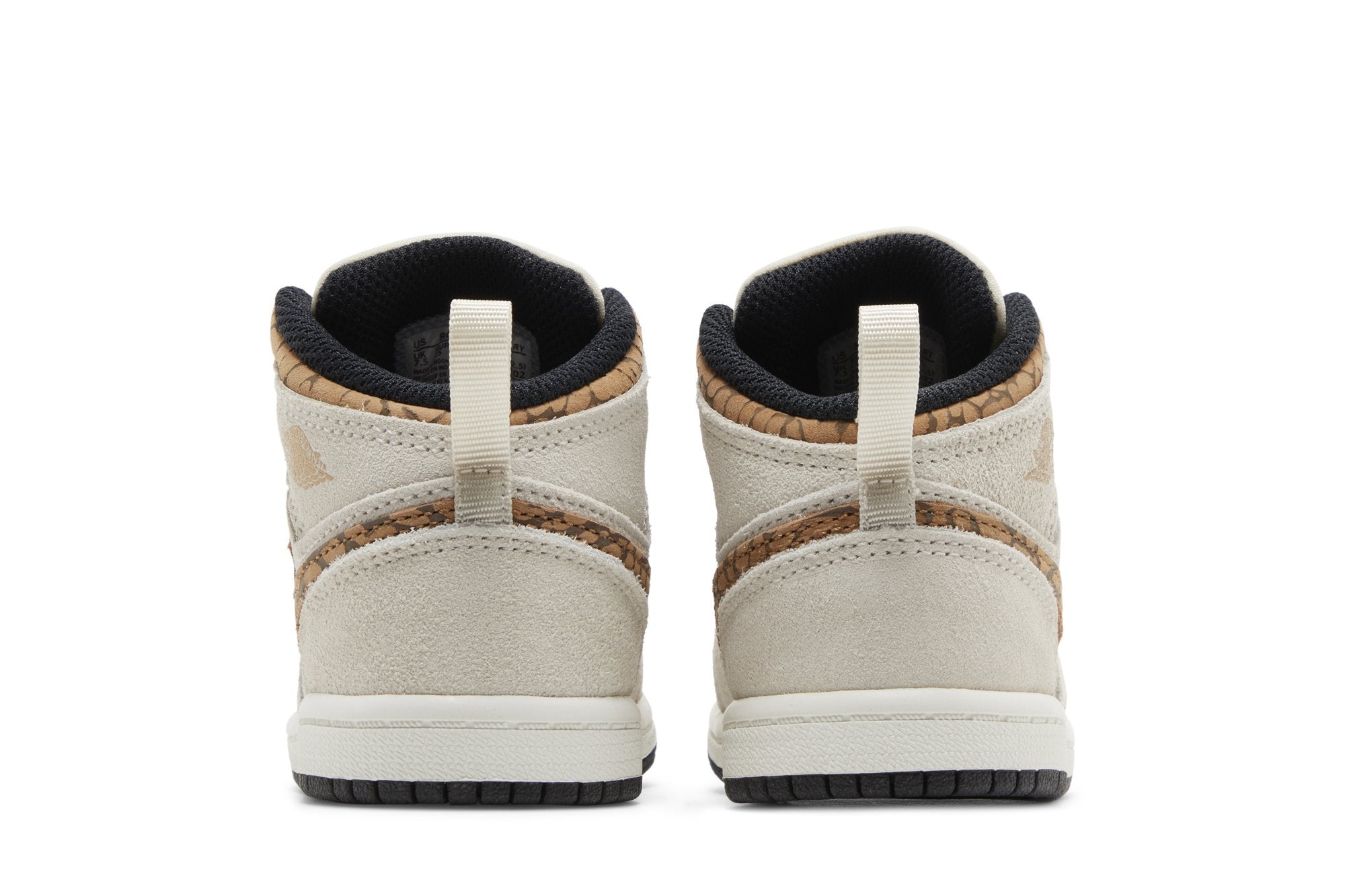 [DZ5371-102] Toddlers Air Jordan RETRO 1 MID SE 'BROWN ELEPHANT (TD)'