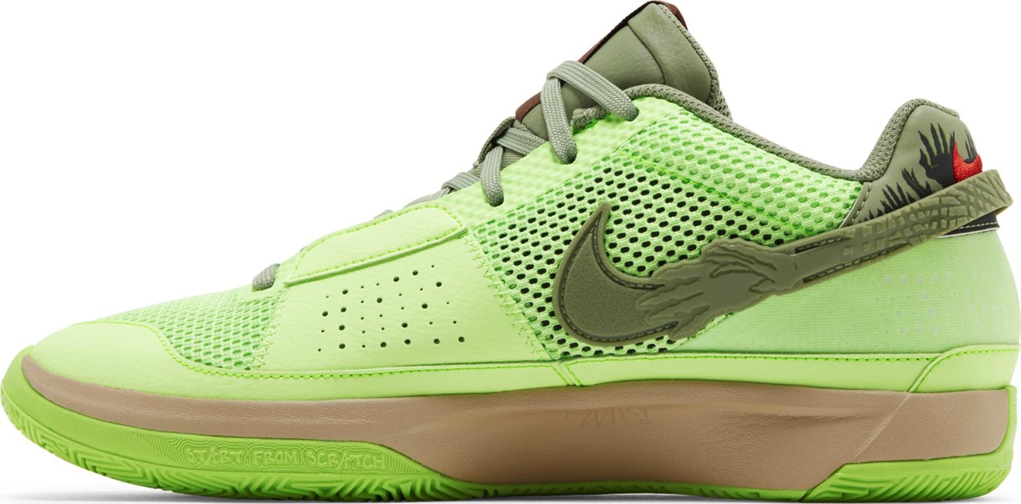 [FD6565-300] MENS NIKE JA 1 "ZOMBIE" - LIME BLAST/OIL GREEN-BLACK-HEMP