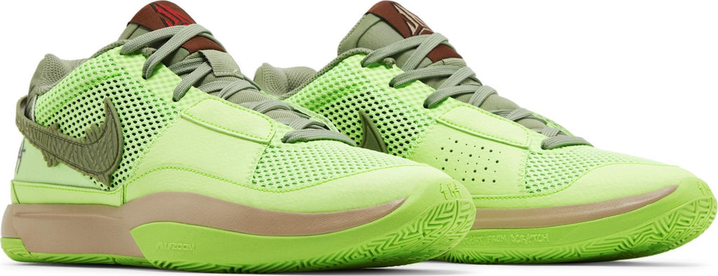 [FD6565-300] MENS NIKE JA 1 "ZOMBIE" - LIME BLAST/OIL GREEN-BLACK-HEMP