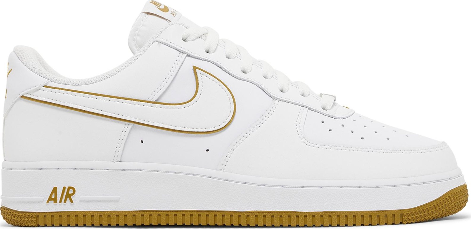 [DV0788-104] Mens Nike AIR FORCE 1 LOW '07 'WHITE BRONZINE'