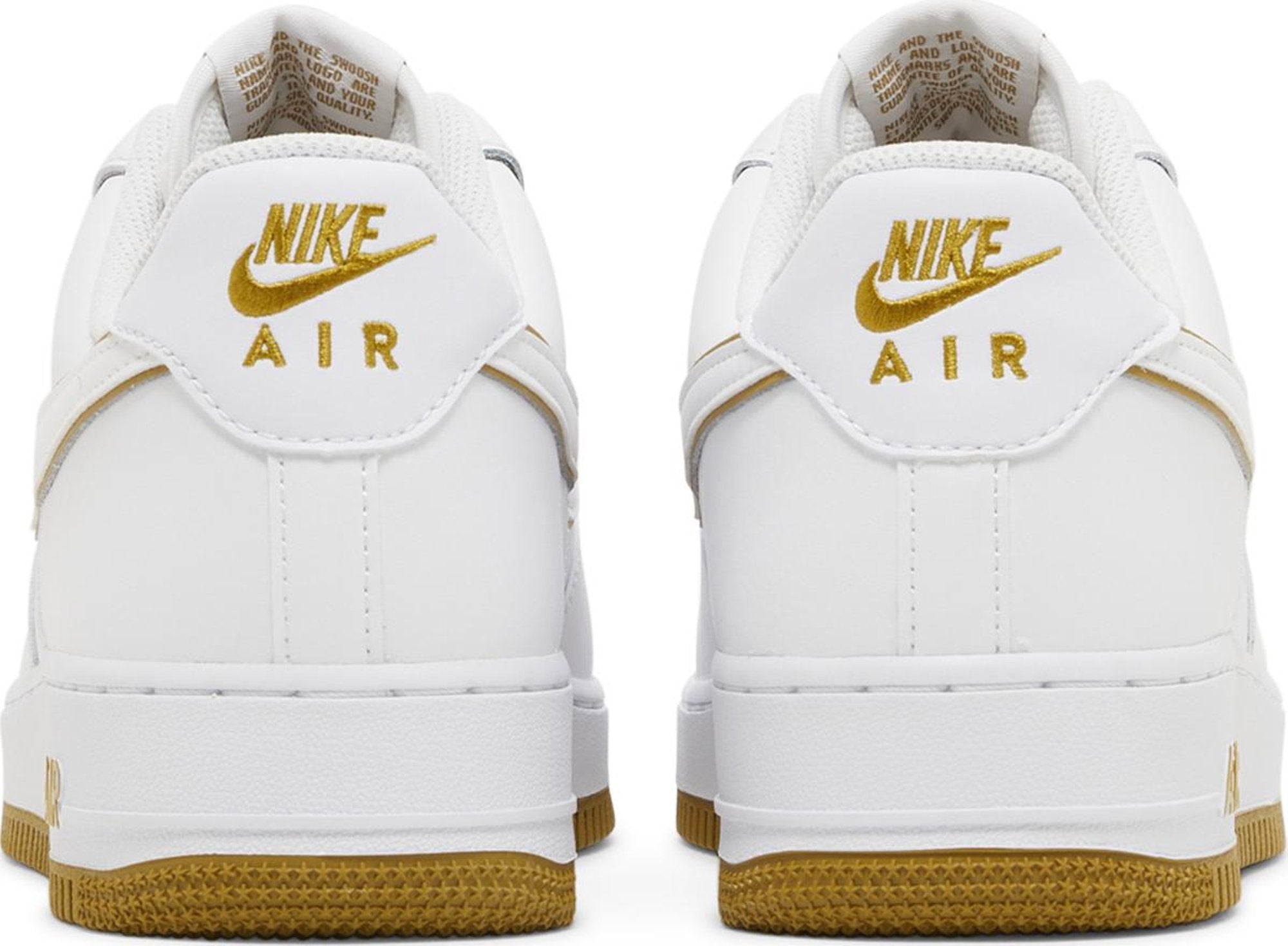 [DV0788-104] Mens Nike AIR FORCE 1 LOW '07 'WHITE BRONZINE'