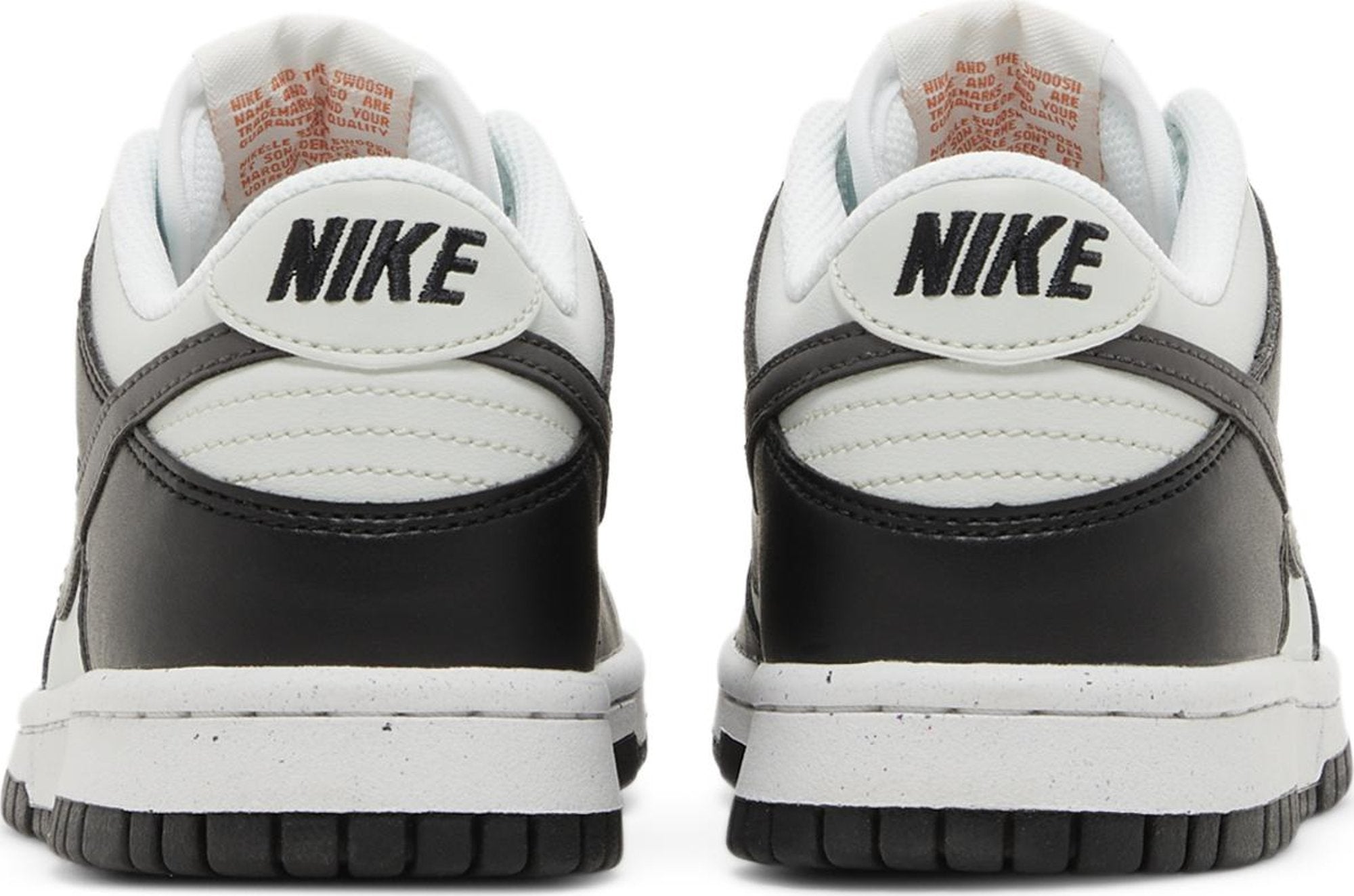[FN7784-001] Grade School Nike DUNK LOW 'BLACK BRIGHT MANDARIN MINI SWOOSH (GS)'